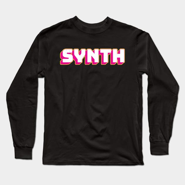 Synth Long Sleeve T-Shirt by Analog Designs